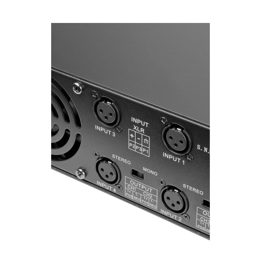 Premiera PA-4600 — многоканальный усилитель мощности