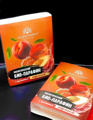 Косметический био-парафин с ароматом персика, 500 мл