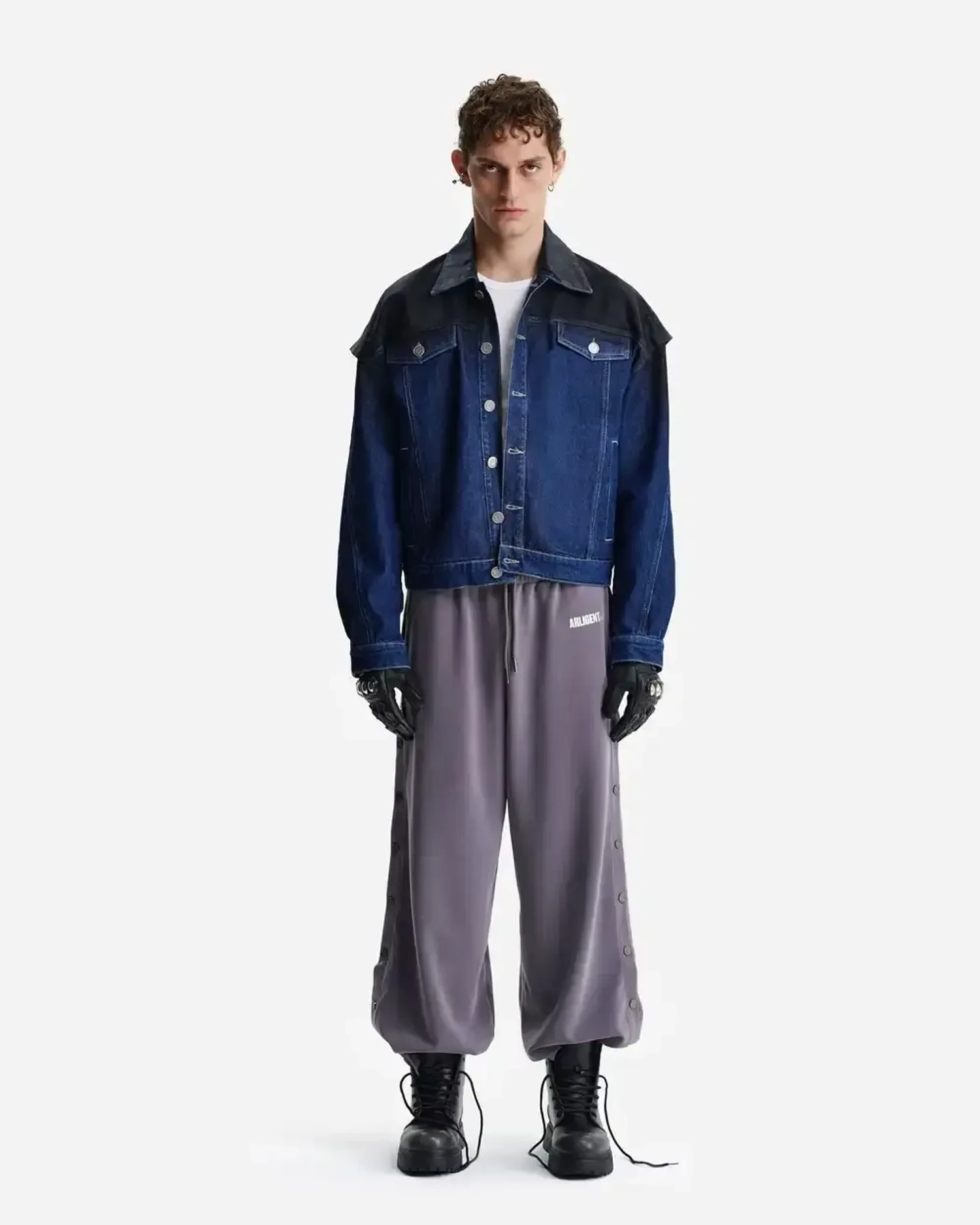 Куртка из денима Laminated