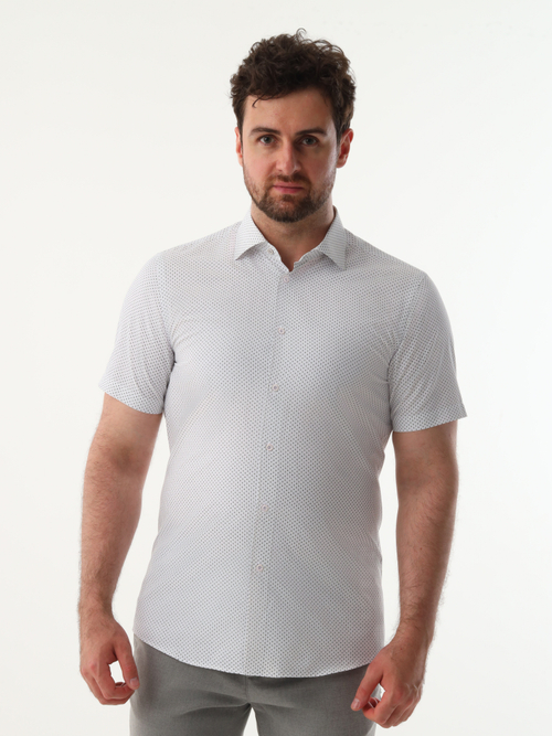 Сорочка мужская VESTER короткий рукав, хлопок/пэ 729141 32