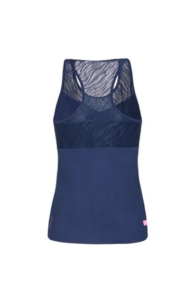 Женский топ теннисный EA7 Woman Jersey Tank - navy blue