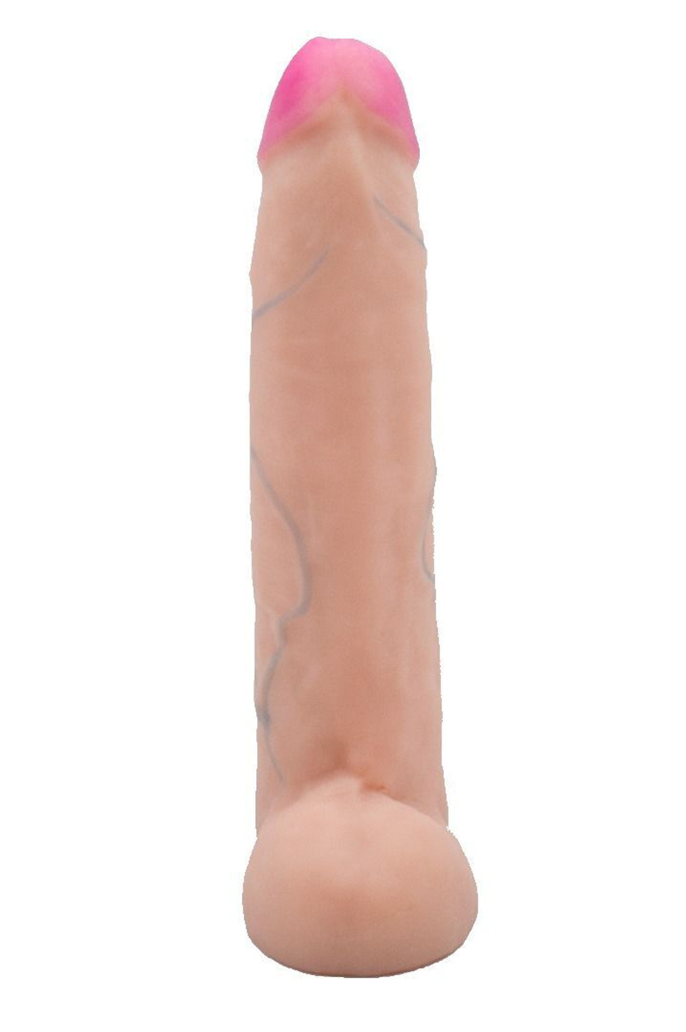 Фаллоимитатор на поясе Harness - 22,5 см. (Цвет: телесный)