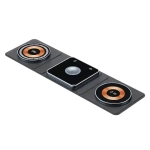 Беспроводное зарядное устройство Mutural X8 Magnetic Foldable 3 в1 15W (черный)