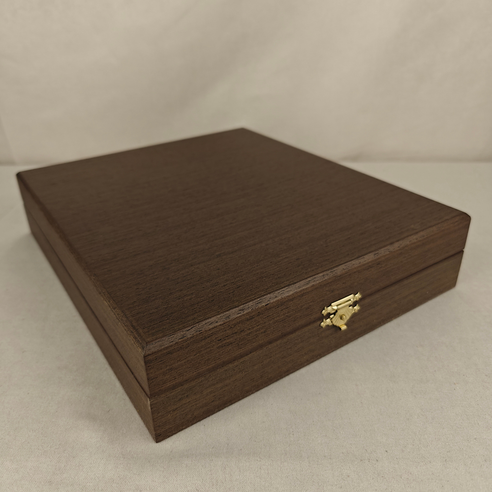 Ежедневник А5 "Люпины" (обложка из натуральной кожи) и ручкой с росписью Палех в футляре