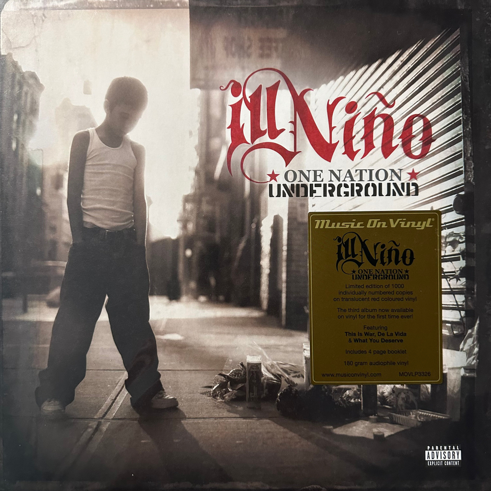 Ill Niño ‎– One Nation Underground 2LP (Голландия 2023г.) Red