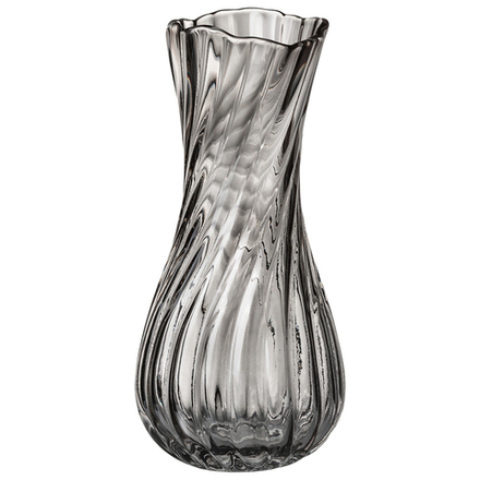 ВАЗА LEFARD "GLASS NATURE" GREY 12*12*25,5 СМ