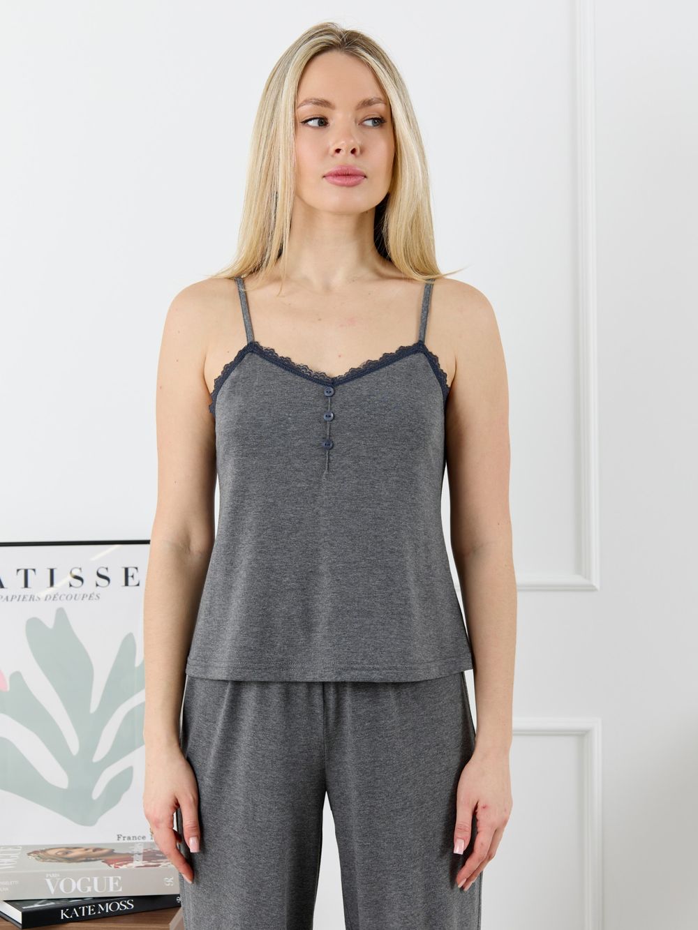 Пижама Рива-2 Виотекс ТЁМНО-СЕРЫЙ МЕЛАНЖ