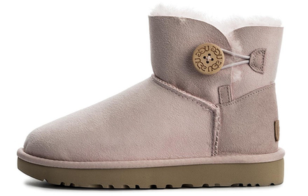 UGG Угги Mini Bailey Button, горчичный