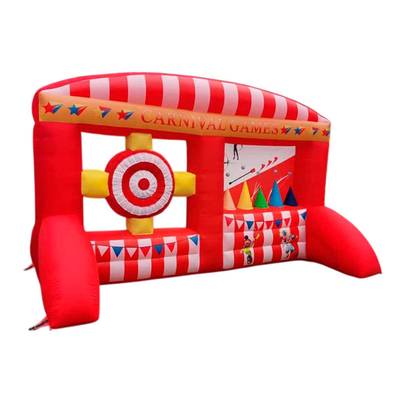 Надувной дартс «Карнавал игр» на подкачке, диаметр 1 м, размер 4×2,6×2 м