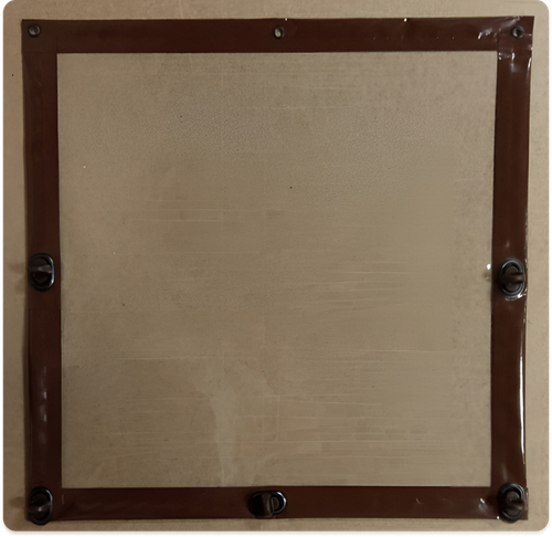 Мягкое ПВХ-окно 700 мкм | Поворотная скоба Ширина: 110