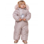 Комбинезон для девочек "Эмми" бежевый р.80 (Батик) 310-21з