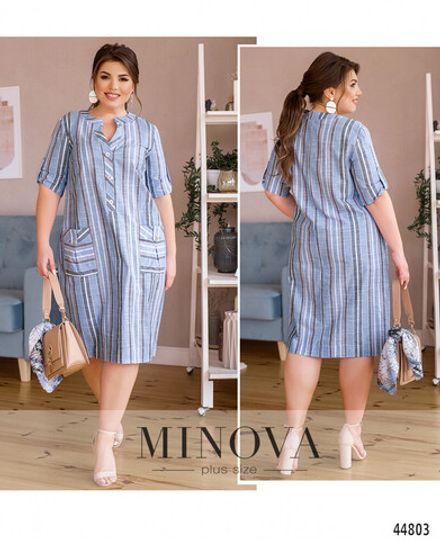 Платье 17-262-деним Minova Фото 1