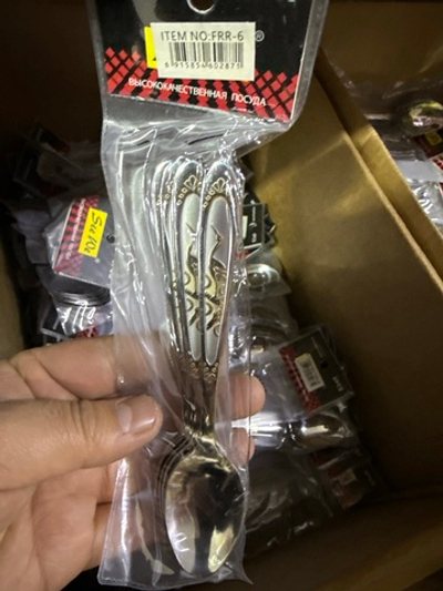 Ложки чайные аист / журавль 6шт