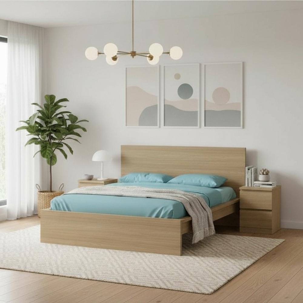 Комод Варма 2, 40*40*54 см, скандинавский дуб