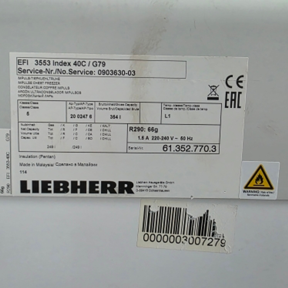 Ларь морозильный Liebherr EFI 3553