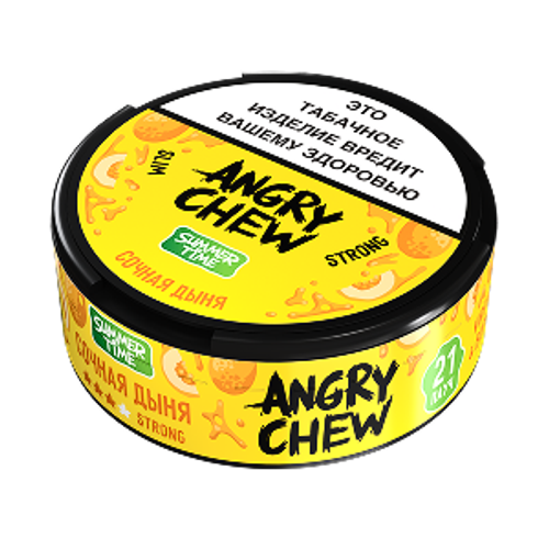 Angry Chew Slim Strong 10гр. Жевательный табак с ароматом сочной дыни (М)