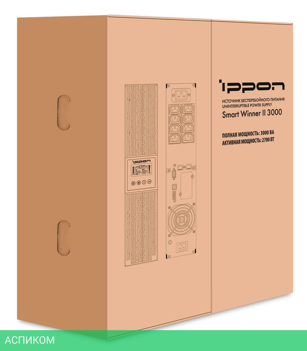 Источник бесперебойного питания Ippon Smart Winner II 3000 3000ВА (1192982)