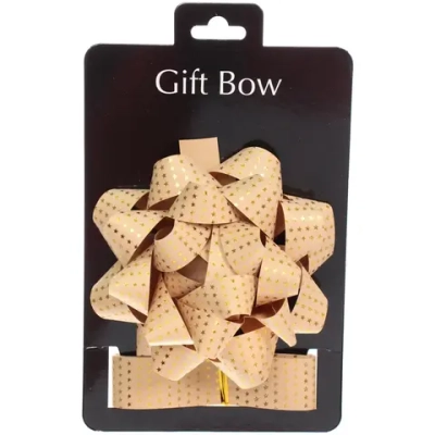 Набор для декорирования «Звездное небо» бант 2см, лента 2,5см (3м), Шампань/Золото