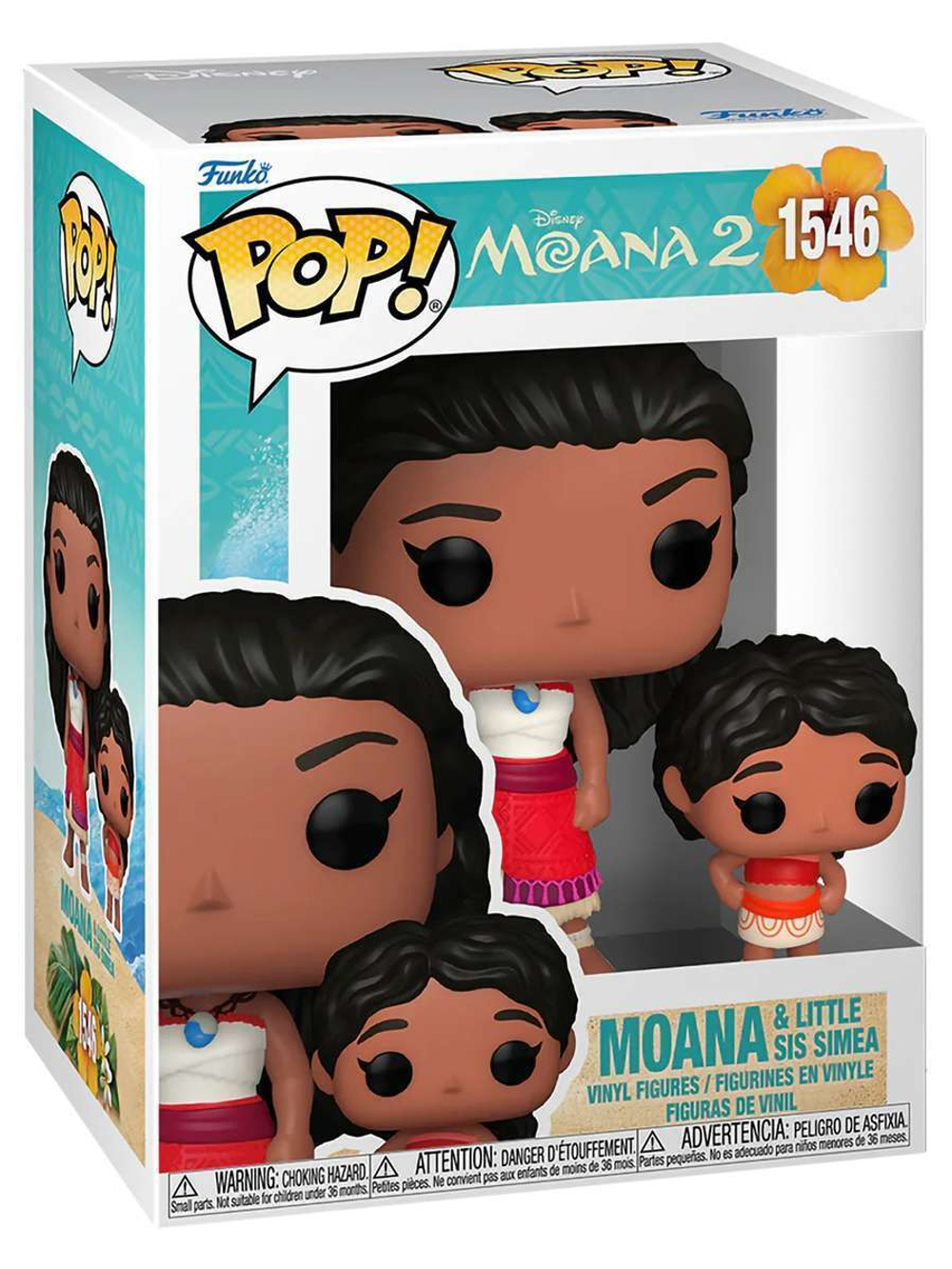 Фигурка Funko POP! Disney Moana 2 Moana & Little Sis Simea (1546) 79736