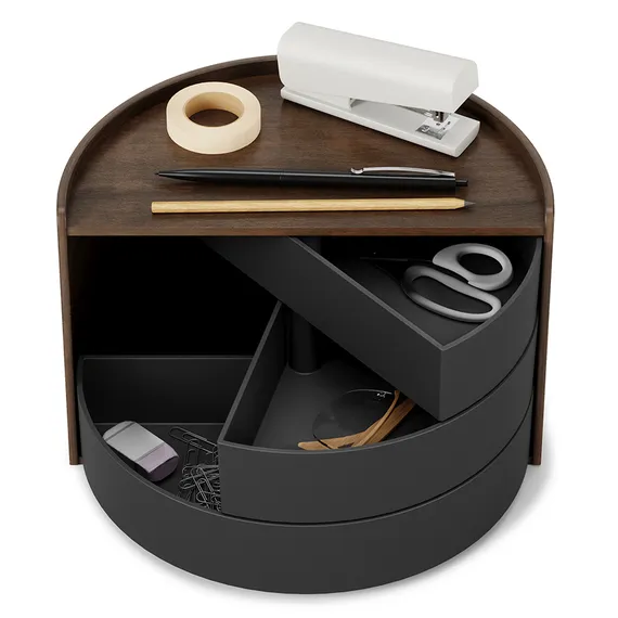 Шкатулка для украшений Moona черная-орех