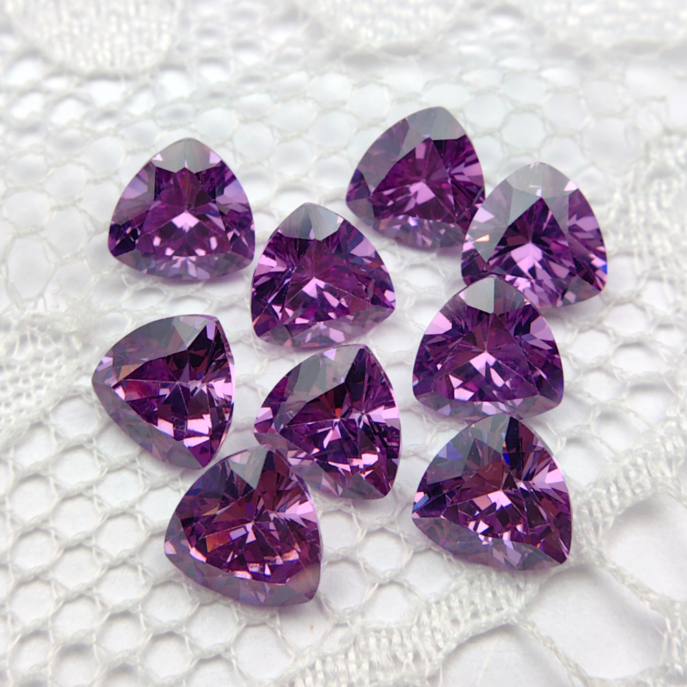 Фианит триллиант, Amethyst