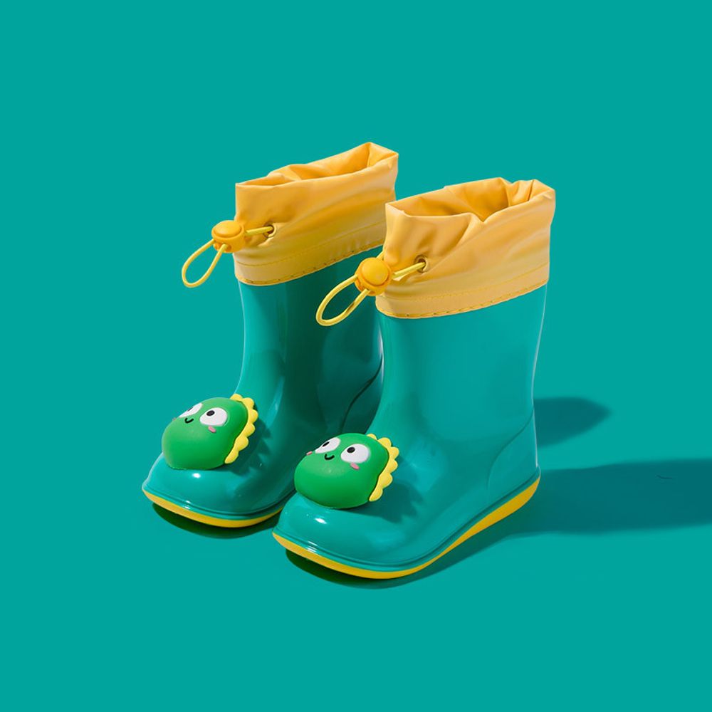 Резиновые сапоги &quot;Crocko Top&quot;, зеленые на резинке