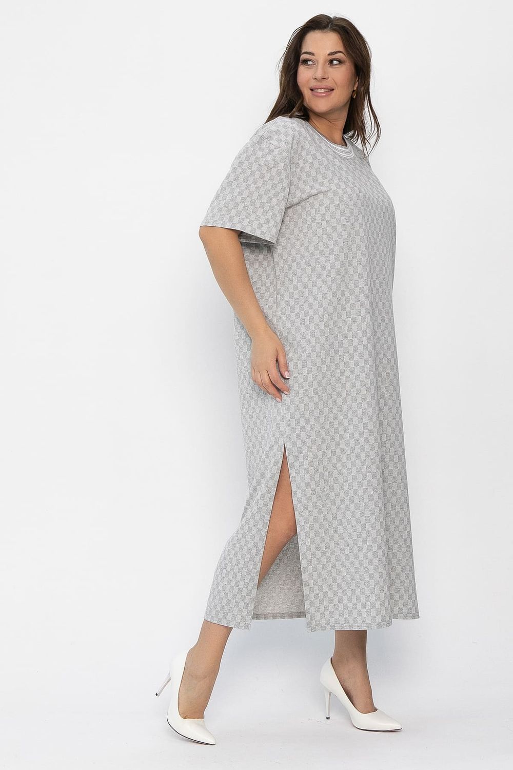 Платье Ривьера (серое) П13866-1М LT Collection