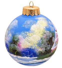 НФШ-1507 Ел.украшение Шар «Усадьба» 100 мм