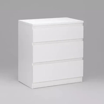 КАСТОР Комод с 3 ящиками, белый 65*40*71