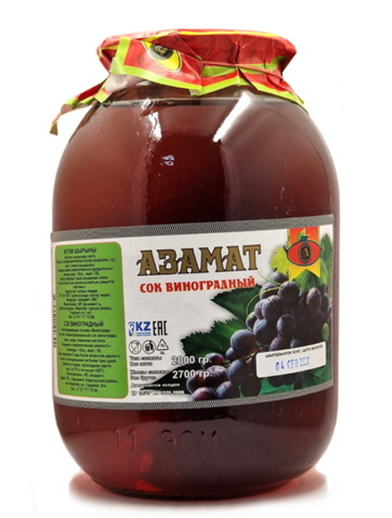 Сок Виноградный 2л. Азамат