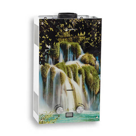 Водонагреватель газовый проточный (газовая колонка) WERT 10EG (с изображением водопада)