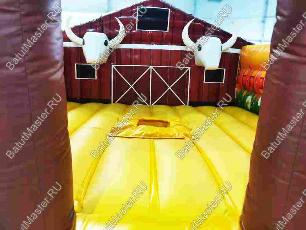 Надувной батут "Ферма" для аттракциона "Родео" 4*4