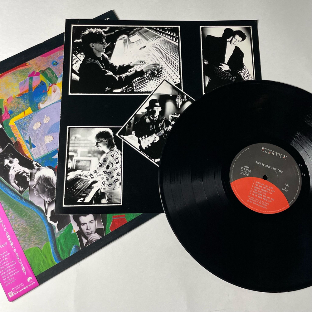 Винтажная виниловая пластинка LP The Cars Door To Door (Japan 1987) (Obi) Everything You Say