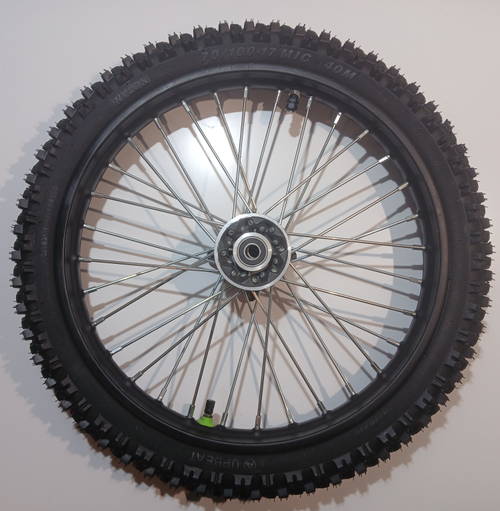 Колесо переднее в сборе 70/100 17" Питбайк Аpex 125E (2024г.)