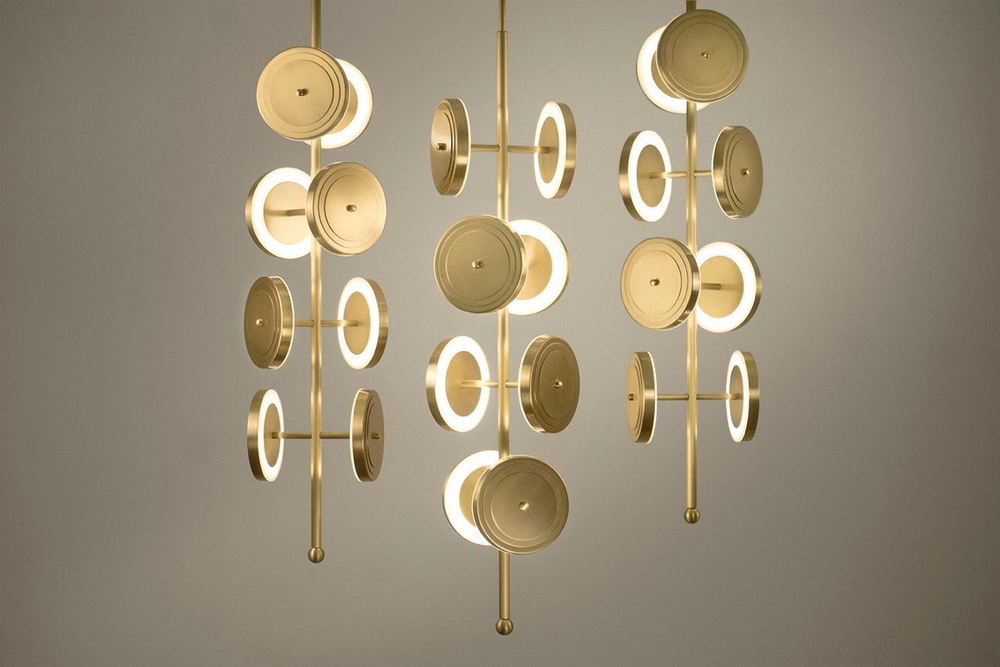 Ceiling design lamp  Le Royer by Larose Guyon (Gold)