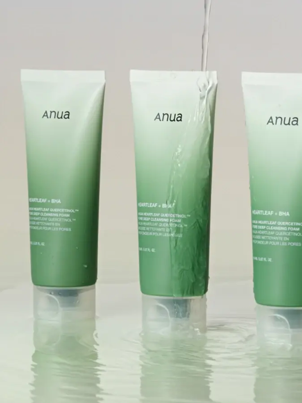 ANUA Пенка-скраб с кверцетином для очищения пор Heartleaf Quercetinol Pore Deep Cleansing Foam (150 мл)
