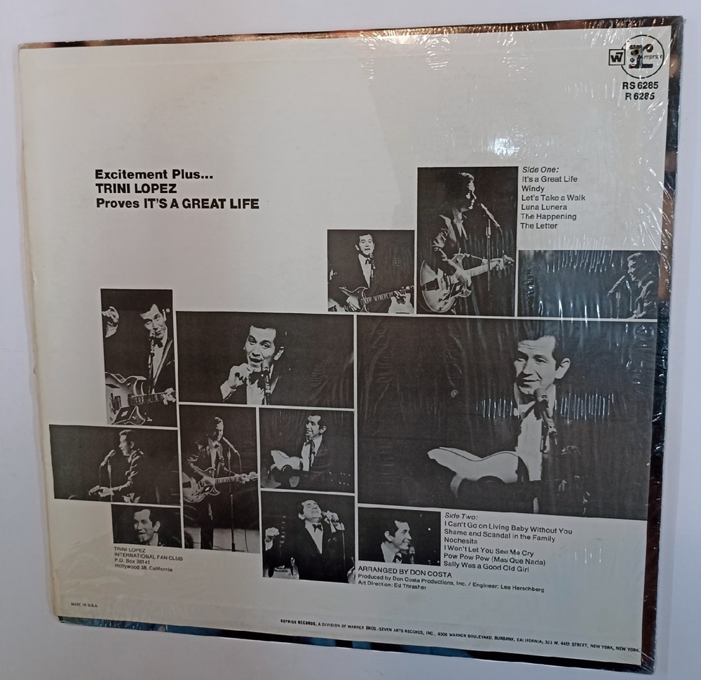 Trini Lopez It's A Great Life (US 1968)