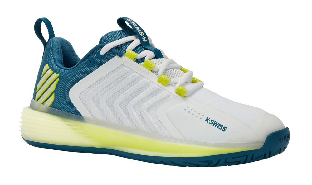 Теннисные кроссовки K-Swiss Ultrashot 3 - brilliant white/celestial/evening primrose