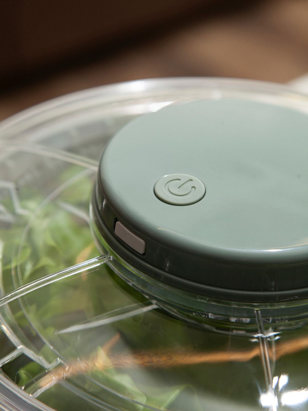 Электросушилка для салата Press&Dry, 3,5 л, шалфей