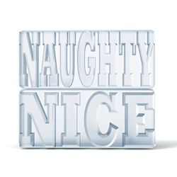Форма для льда naughty or nice