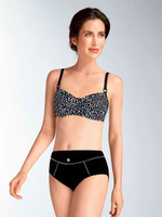 Купальник раздельный (лиф+трусы) после мастэктомии, черный 44-46 RU