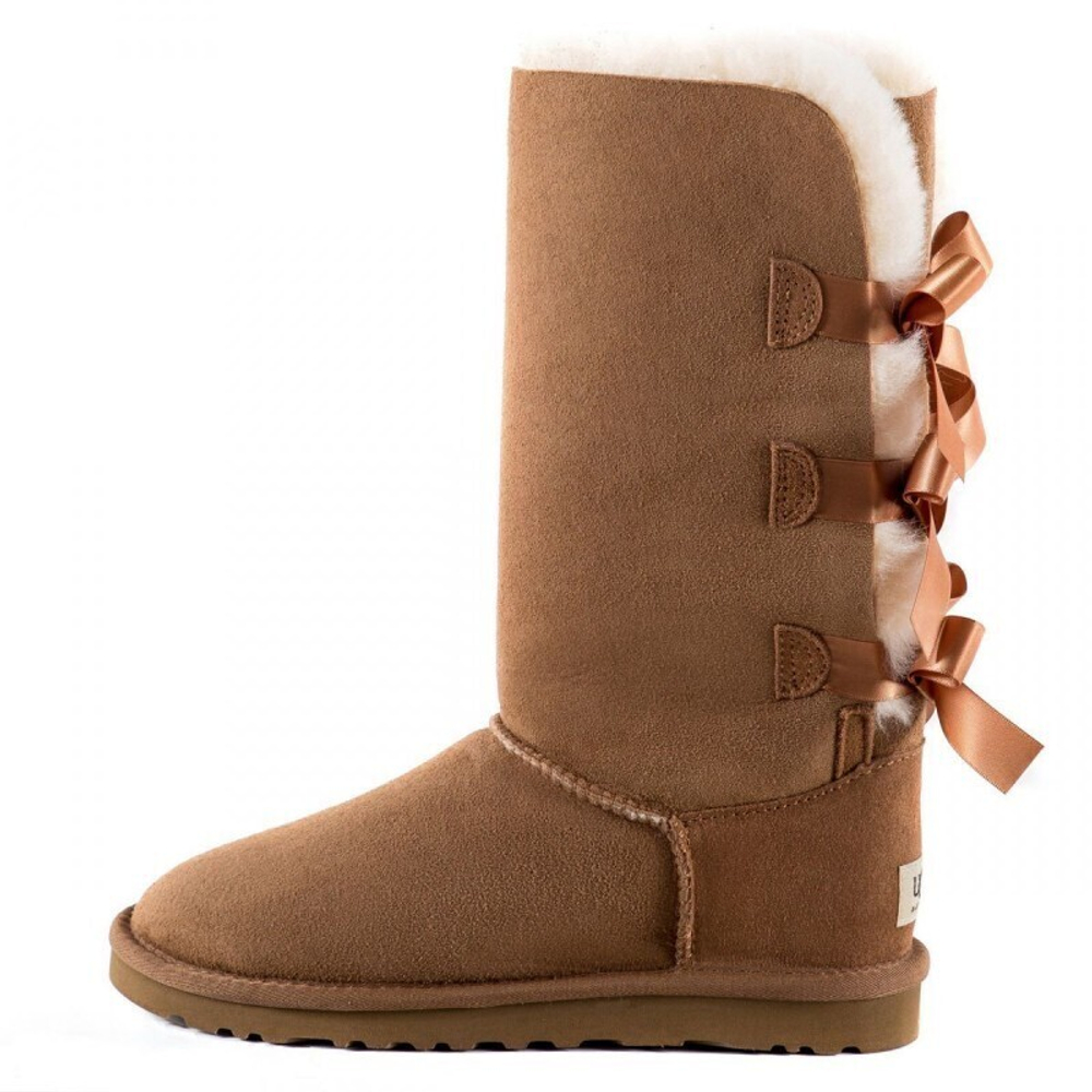 Угги Bailey Bow Tall Chestnut