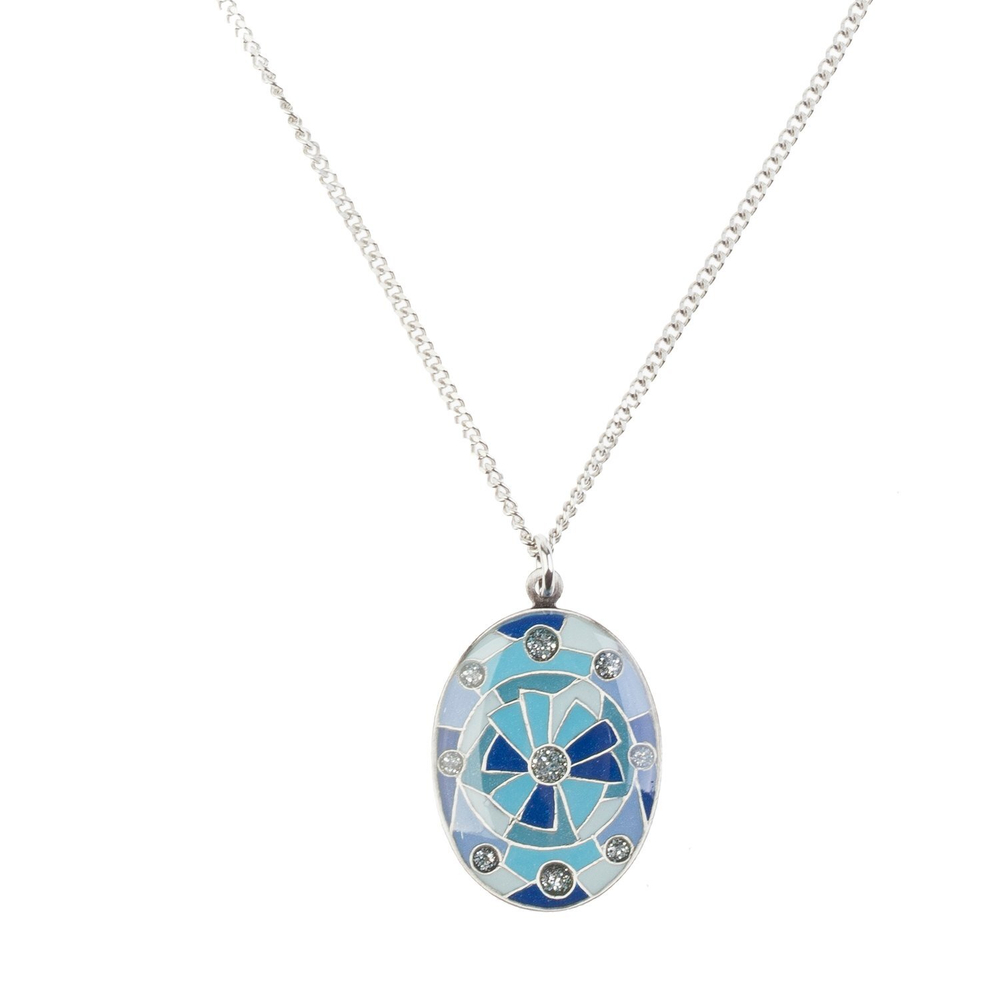 Колье Clara Bijoux Ромашки B76711 BL