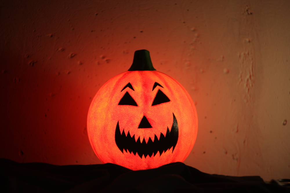 Светильник - Тыква на Хэллоуин (20 см)