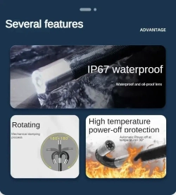 Видеоэндоскоп 1920*1080P HD пикселей/водонепроницаемый IP67 /8.5 мм/1м