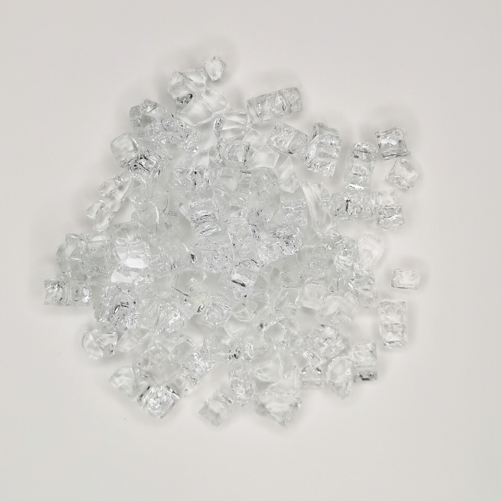 Стеклянная крошка Ice Glass,Clear, 500гр