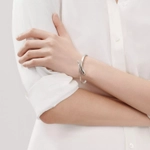 Браслет из серебра, Tiffany 💠Snake Bangle. В наличии