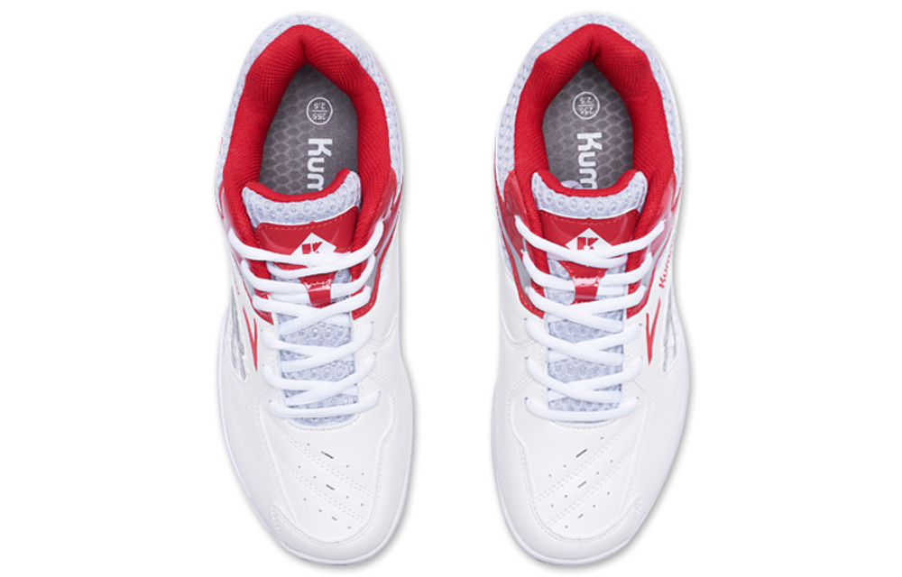 KUMPOO Textile, Synthetic Leather Cushioning Slip Resistant Abrasion Resistant Breathable Coverage Support Low top