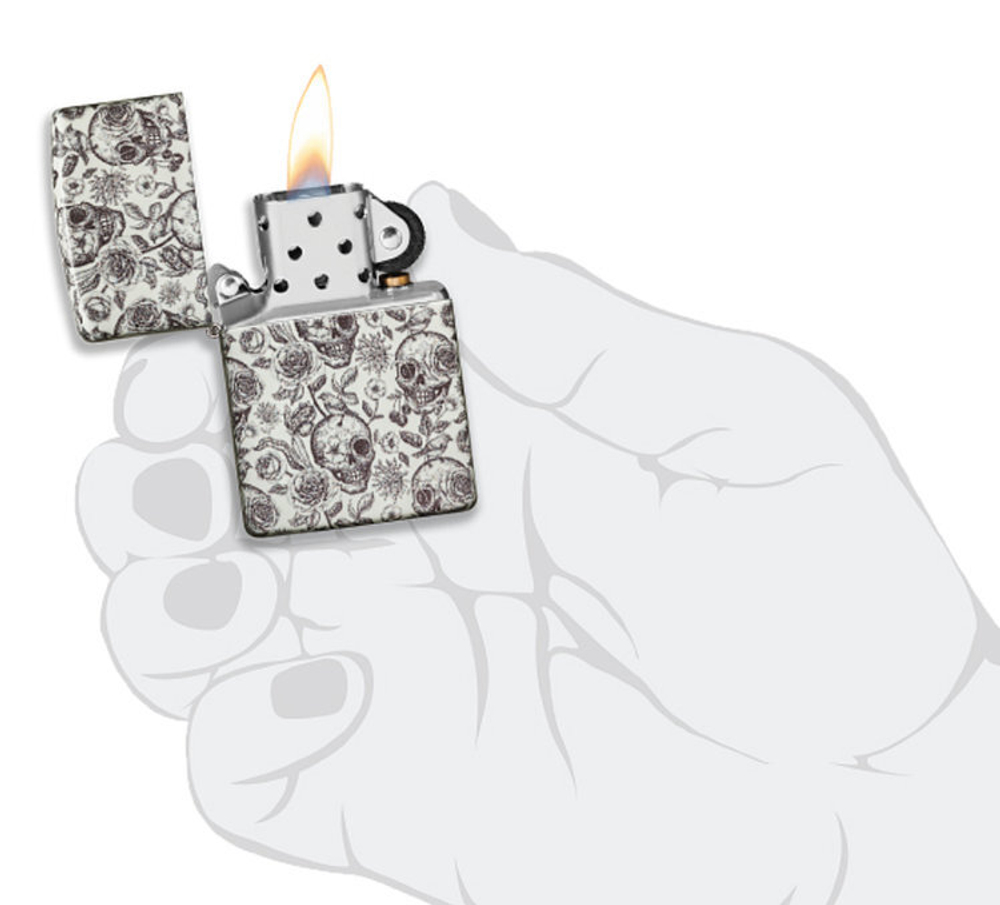Зажигалка ZIPPO 49458 Skeleton Design