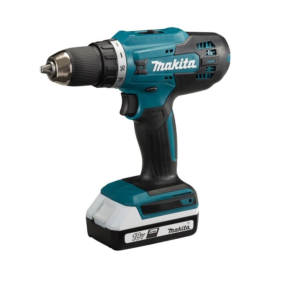 Дрель-шуруповерт Makita DF488DWE